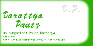 dorottya pautz business card